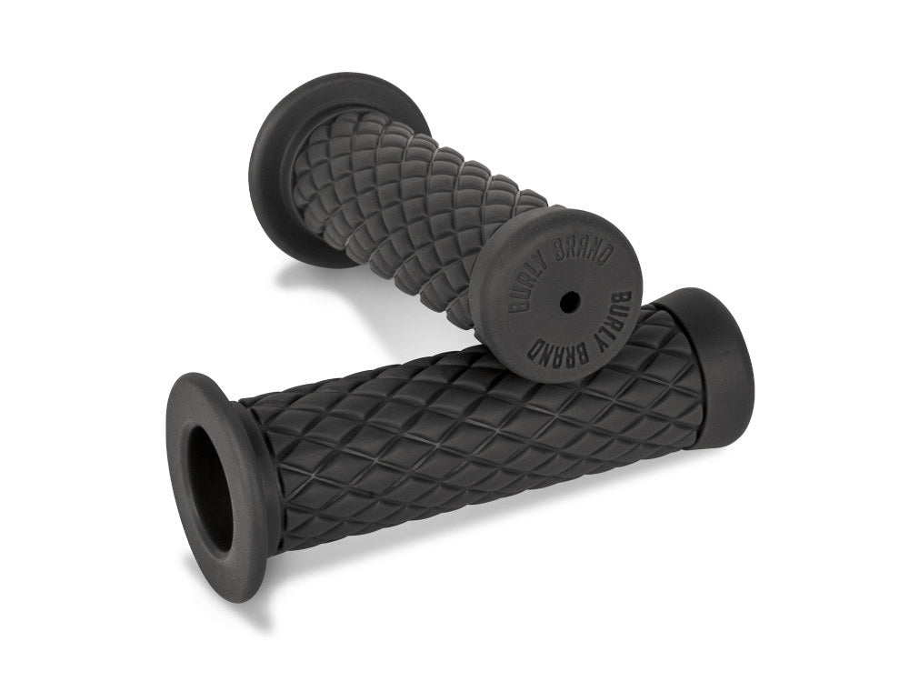 Burly Brand- Diamondback Grips – Black.
