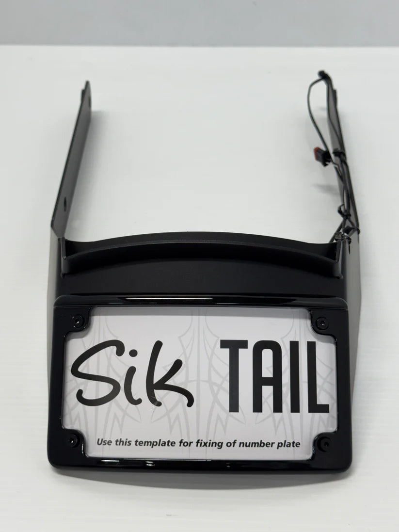 SIK TAIL FAT BOB 2018-2024 PLATE ONLY BLACK
