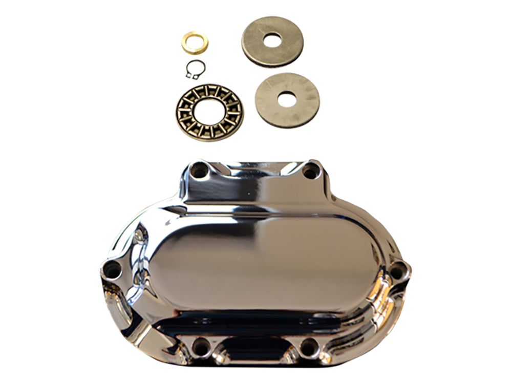 Trask- Hydraulic Clutch Cover – Chrome. Fits Softail 2007up, Dyna 2006-2017 & Touring 2007-2013.
