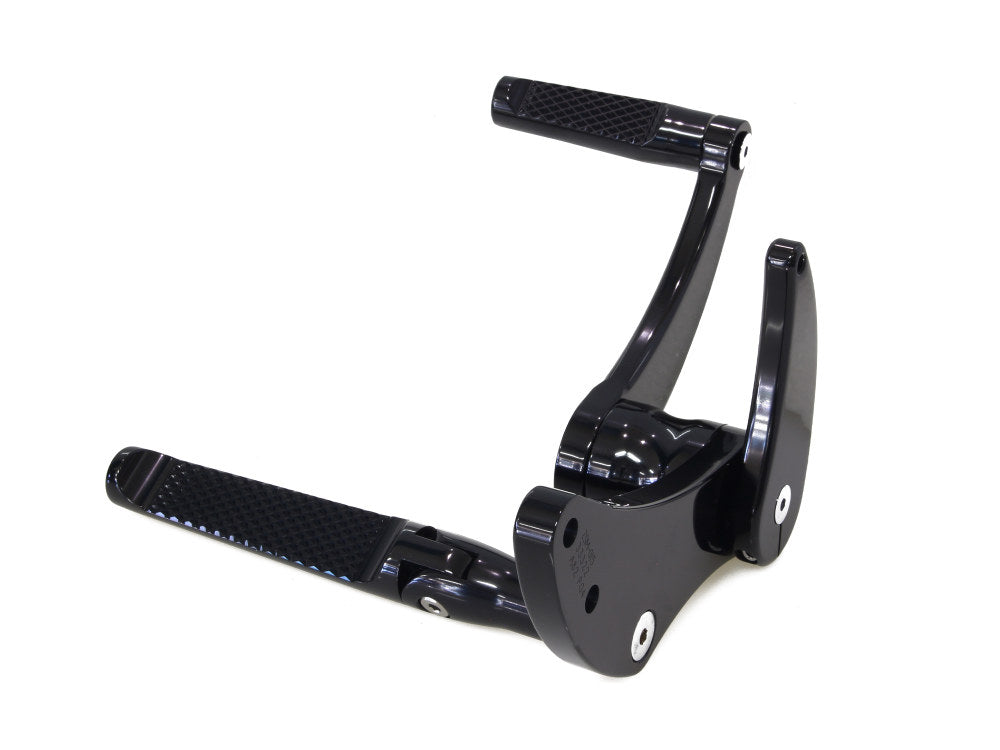 HHI- Forward Controls – Knurled – Black. Fits Softail 2018up. Length Adjustable.