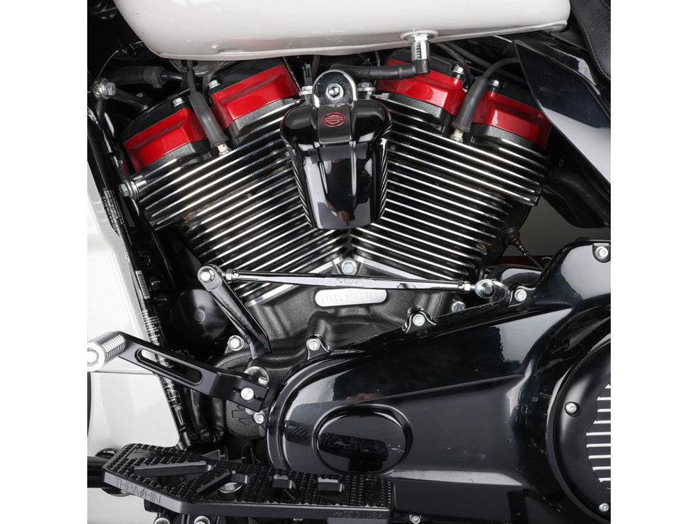Thrashin- Shift Linkage – Black Anodized. Fits Softail 1986up, Touring 1980up & Dyna Wide Glide 1993-2003