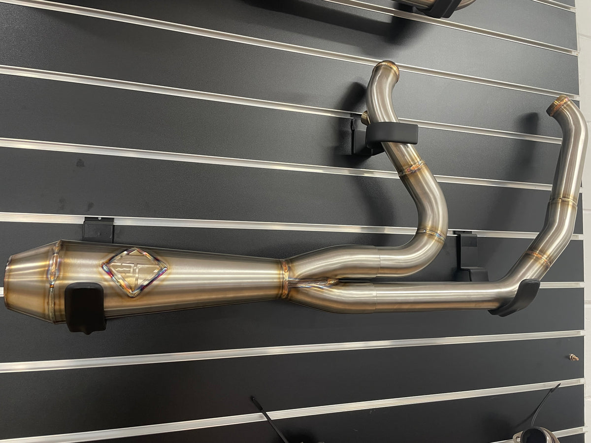 SP Concepts- 2-Into-1 LaneSplitter Exhaust – Stainless Steel. Fits Dyna 2006-2017