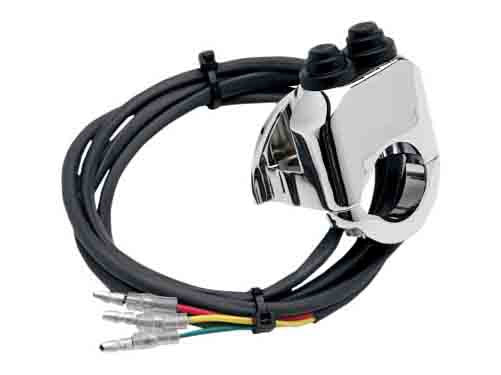 Legend- Handlebar Control Switch – Chrome. Fits 1in. or 1-1/4in. Bars Running Air Suspension.
