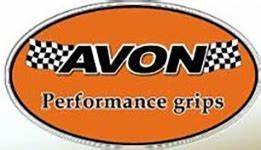 Avon Grips - Flame Handgrips – Chrome. Fits H-D with Throttle Cable
