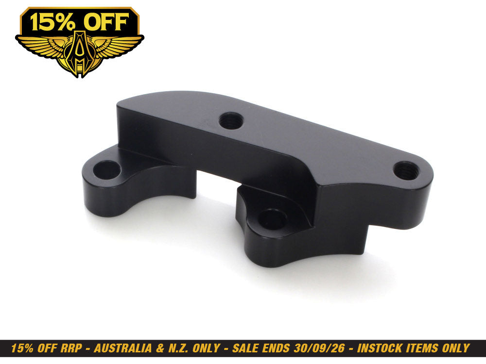 Replacement Big Brake Caliper Mount. Fits Softail 2000-2014 & Dyna 2000-2005 with OEM 11.5in. Disc.