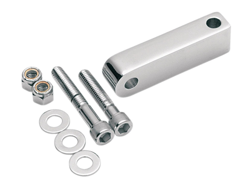 Arlen Ness - 2-3/4in. Extended Headlight Mount Block – Chrome.