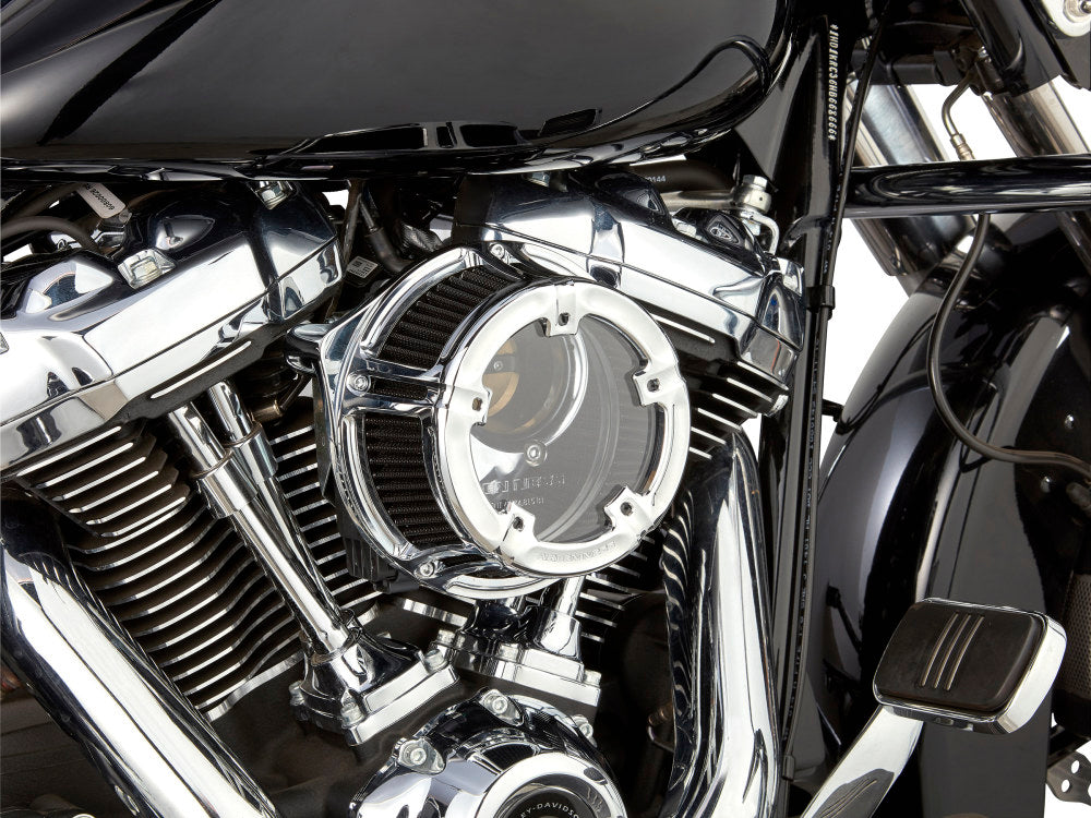 Method Clear Air Cleaner Kit – Chrome. Fits Touring 2017-2024 & Softail 2018-2024 – Arlen Ness