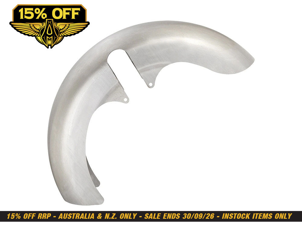 Radial Fat Wrap Front Fender. Fits Most Touring 2014-2024 with 18in.x5.5in. Front Wheel.