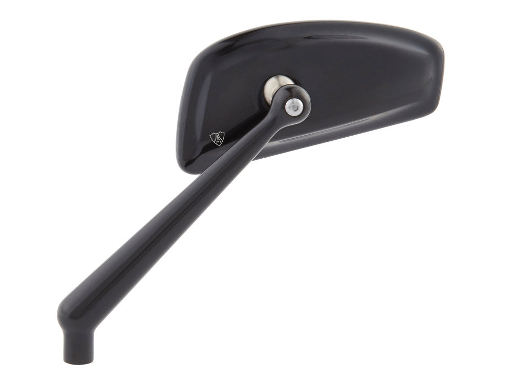 Arlenness- Tearchop Mirror – Black. Fits Left.