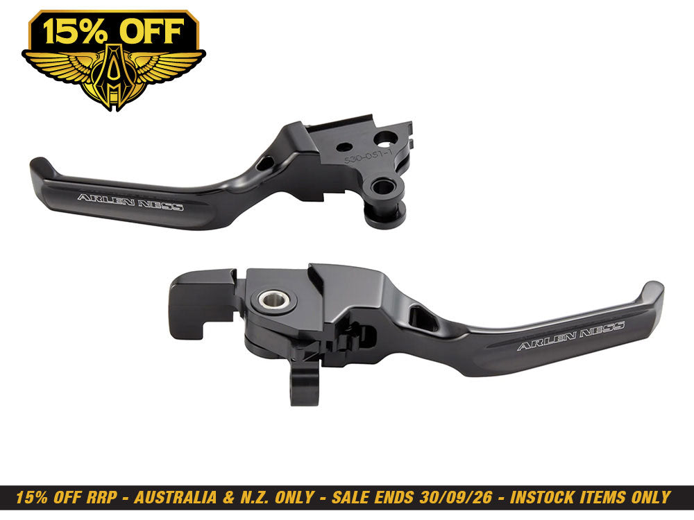 Method Levers - Black. Fits CVO Touring 2023up, Street Glide & Road Glide 2024up, Touring 2025up