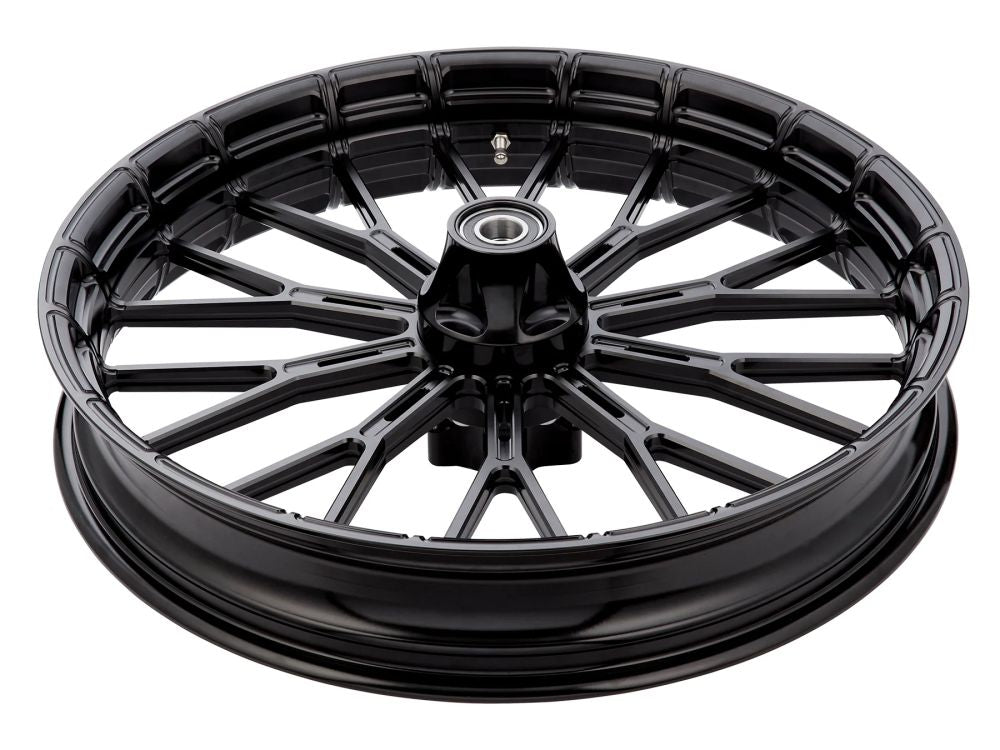 21in. x 3.5in. & 18in. x 5.5in. Y-Spoke Complete Wheel Set - Black. Fits Low Rider S 2020up & Low Rider ST 2022up