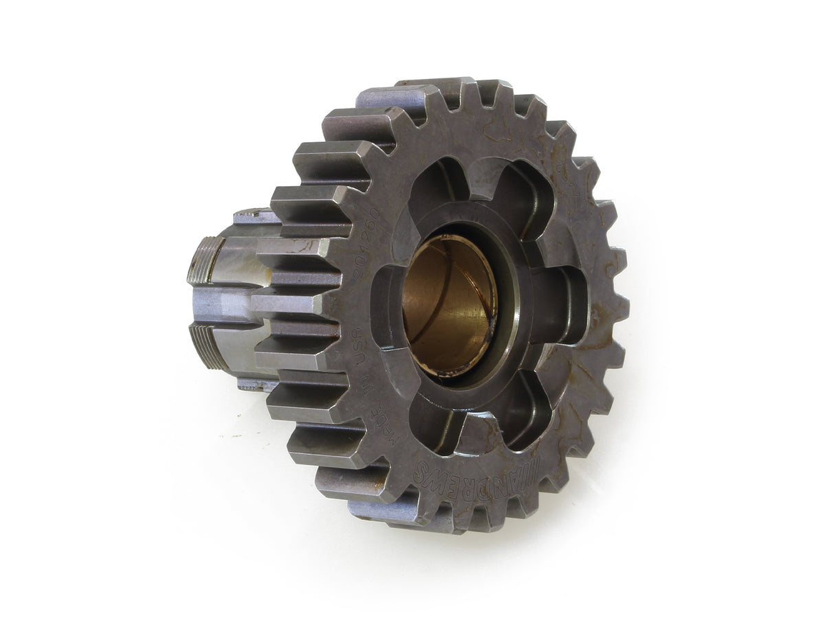 4th Main Drive Gear. Fits 4Spd Big Twin 1936-1976.
