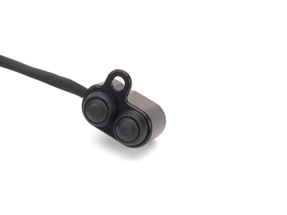 Rear Air Shock Absorbers - Black. Fits Dyna 1991-2007.