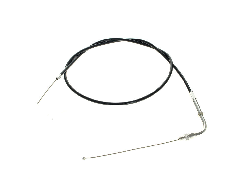 33in. Long Black Vinyl Throttle Cable. Fits Big Twin 1968-1975 & Sportster 1974-Early 1976