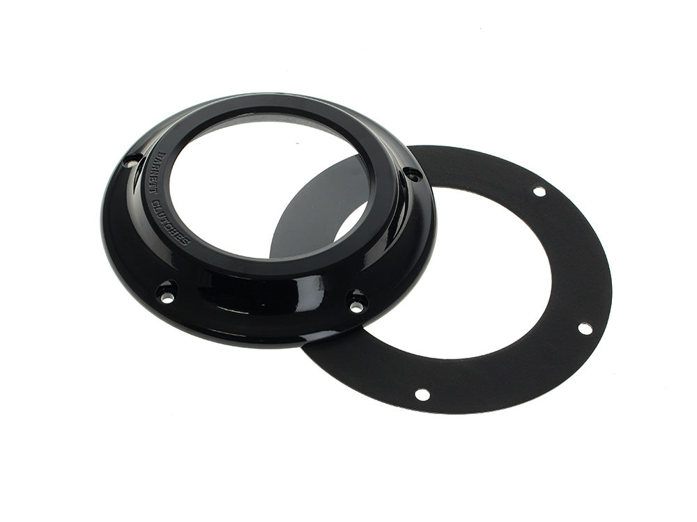 Scorpion Series Clear Derby Cover – Black. Fits Touring 2016up – Barnett Clutches