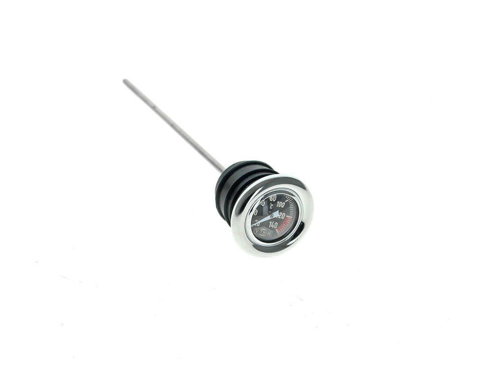 Engine Oil Temperature long Style Dipstick. Fits FX & FL 1970-1985 & FXR 1982-1983 & FLT 1980-1986 & Sportster 1970-1978