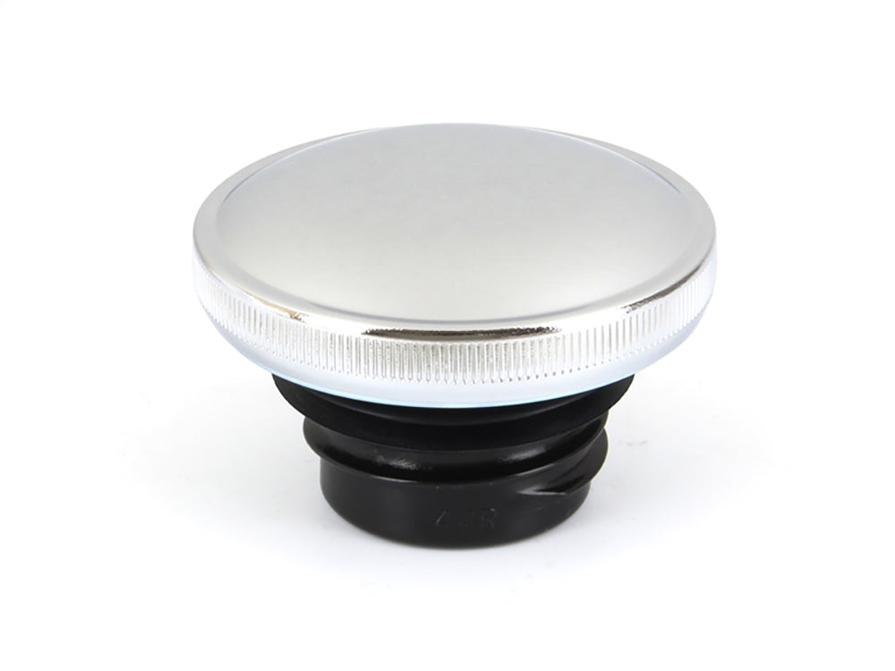 Screw-In Fuel Caps - Chrome. Fits H-D 1982-1995.