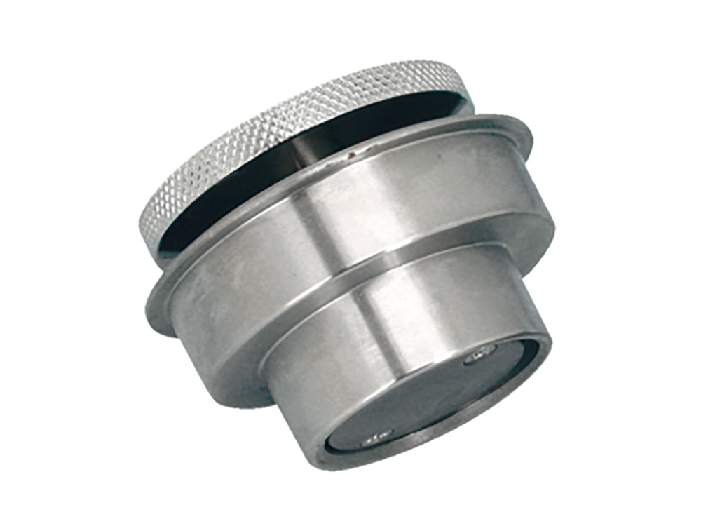 Weld-In Pop-Up Style Vented Fuel Cap. Fits Custom Application.