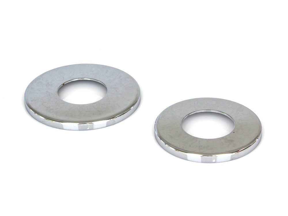 Stem Cup Dust Covers - Chrome. Fits All Big Twin & Sportster 1982-2001.
