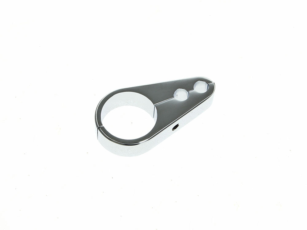 1in. Cable Clamp with Dual Throttle & Idle Cable Holes - Chrome
