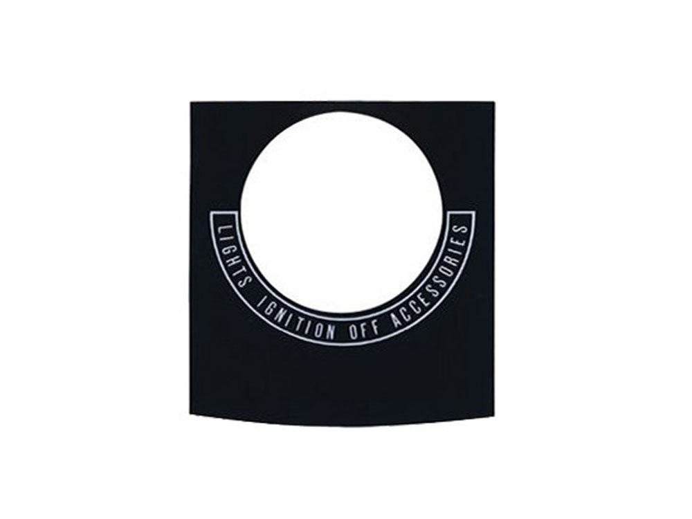 Cast Dash Panel Decal. Fits Big Twin 1966-1995