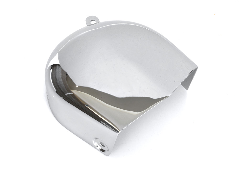 Horn Cover - Chrome. Fits Big Twin 1976-1990 & Sportster 1976-1985.