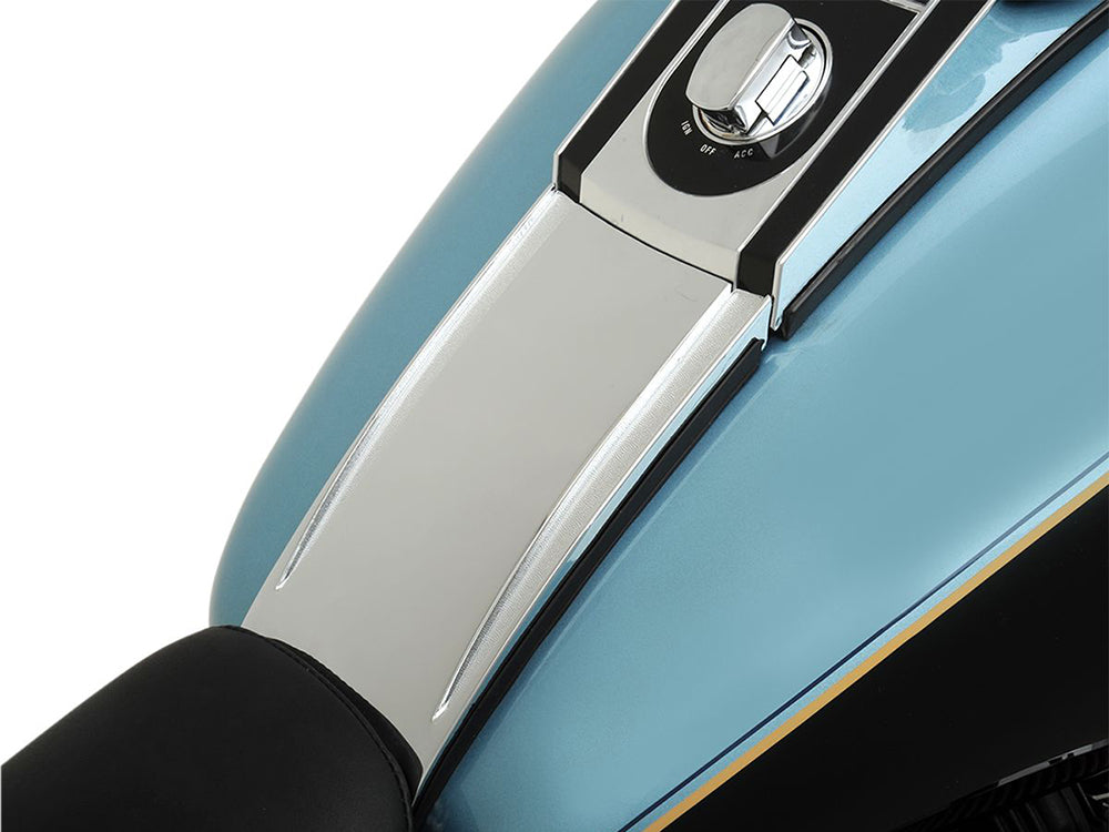 Lower Tank Panel - Chrome. Fits Softail 2000-2017.