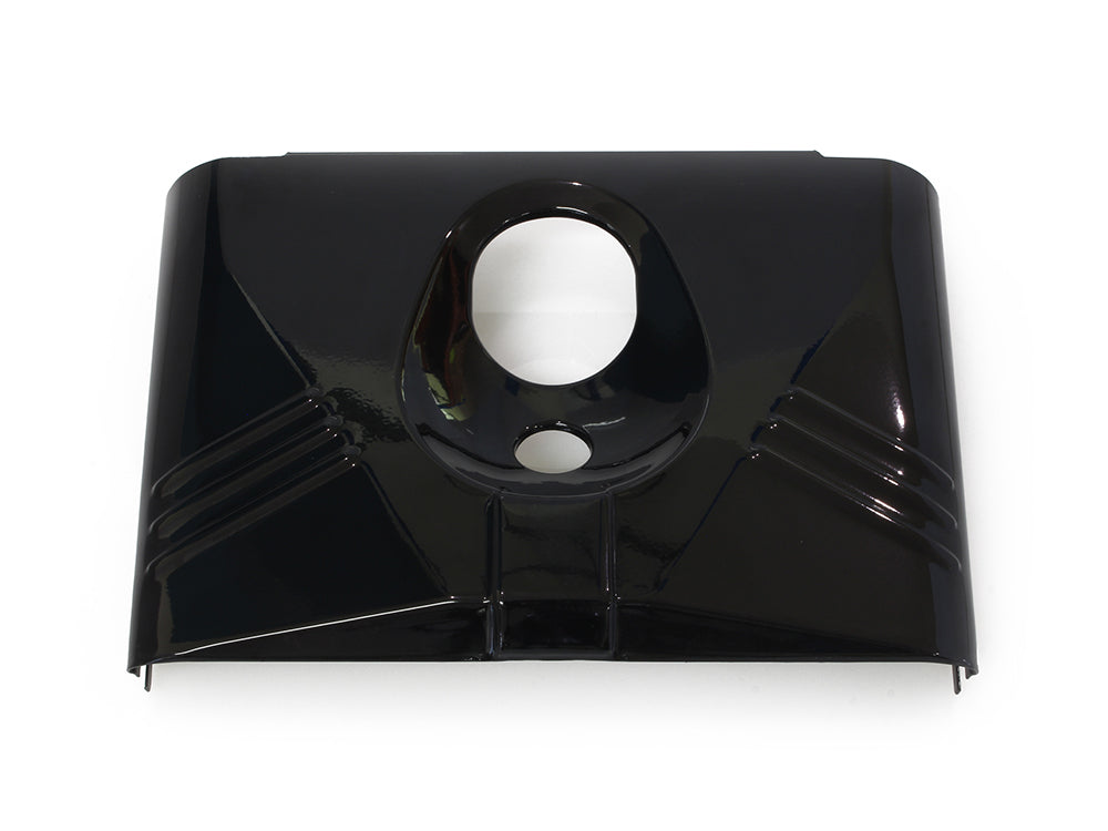Headlight Tins - Gloss Black. Fits FL Softail 1986-2017.
