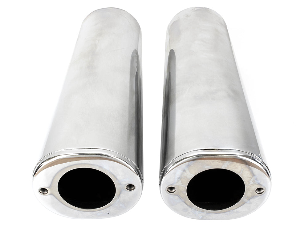 +4in. Extended Slider Covers. Fits FL Softail 1986-2017, Touring 1980-2013 & 4Spd FL 1948-1984.