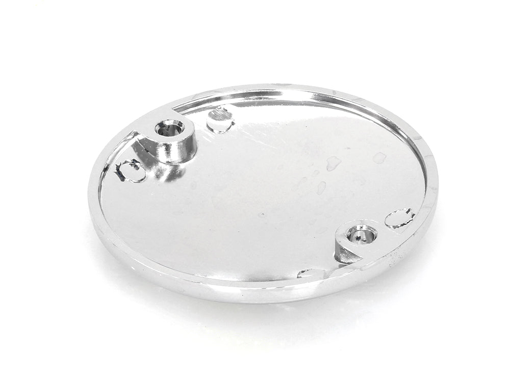 Live to Ride Points Cover - Chrome & Gold. Fits Big Twin 1970-1999.