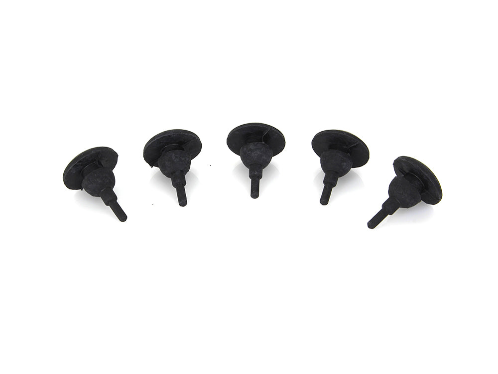 Jiffy Stand Bumper Rubber - Pack of 5. Fits Softail 1989-2006, Dyna Convertible 1994-2000, Dyna Super Glide Sport 1999-2005 & Sportster 1986-1988