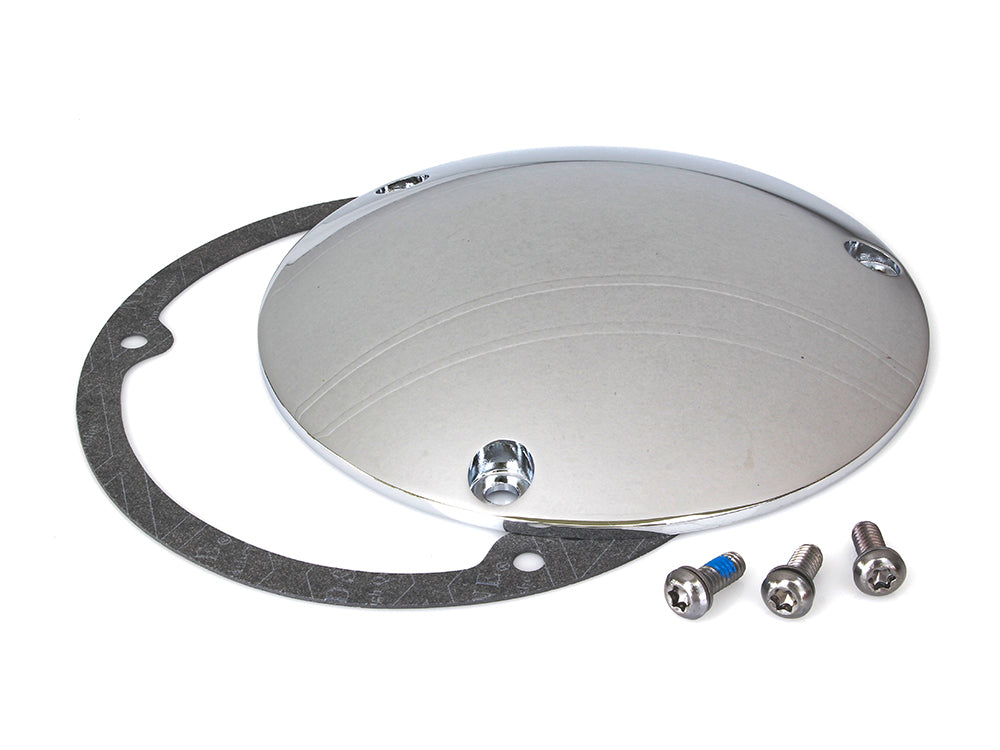 Derby Cover - Chrome. Fits Big Twin 1970-1998.