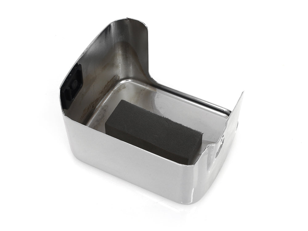 Coil Cover - Chrome. Fits Carbureted Softail Models 2000-2006.