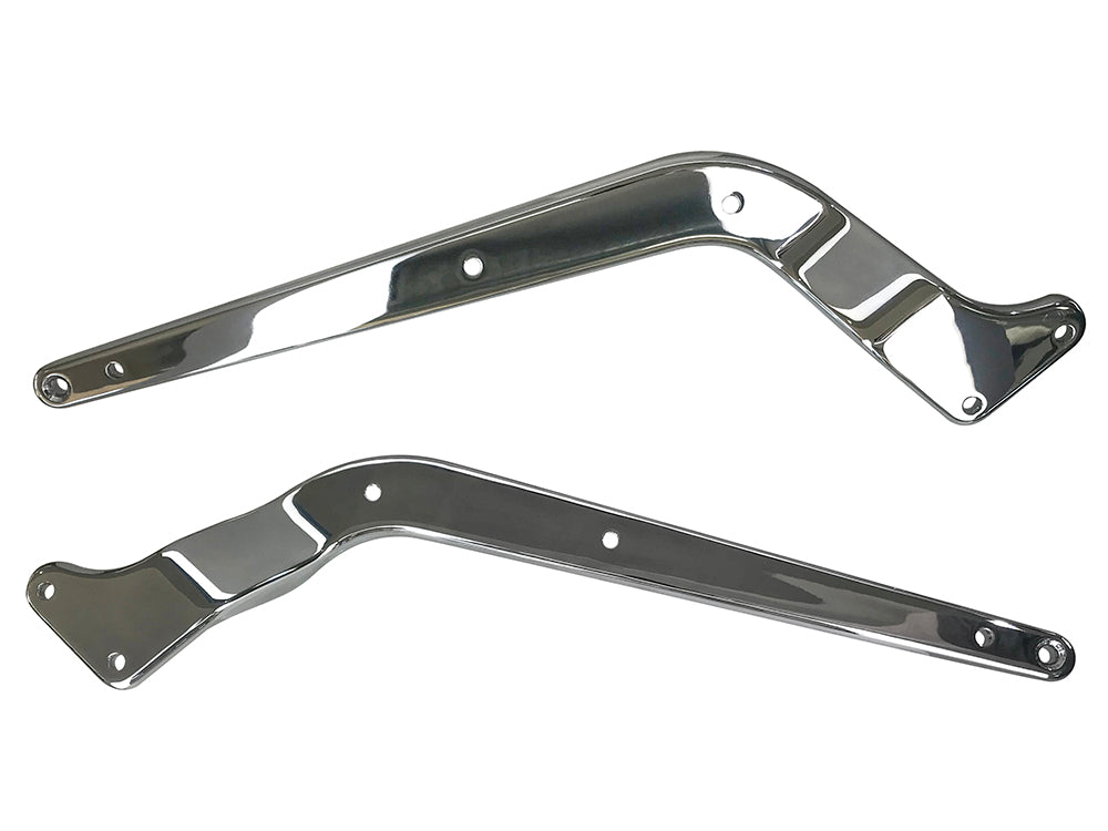 Rear Fender Struts - Chrome. Fits Softail 1986-1999.