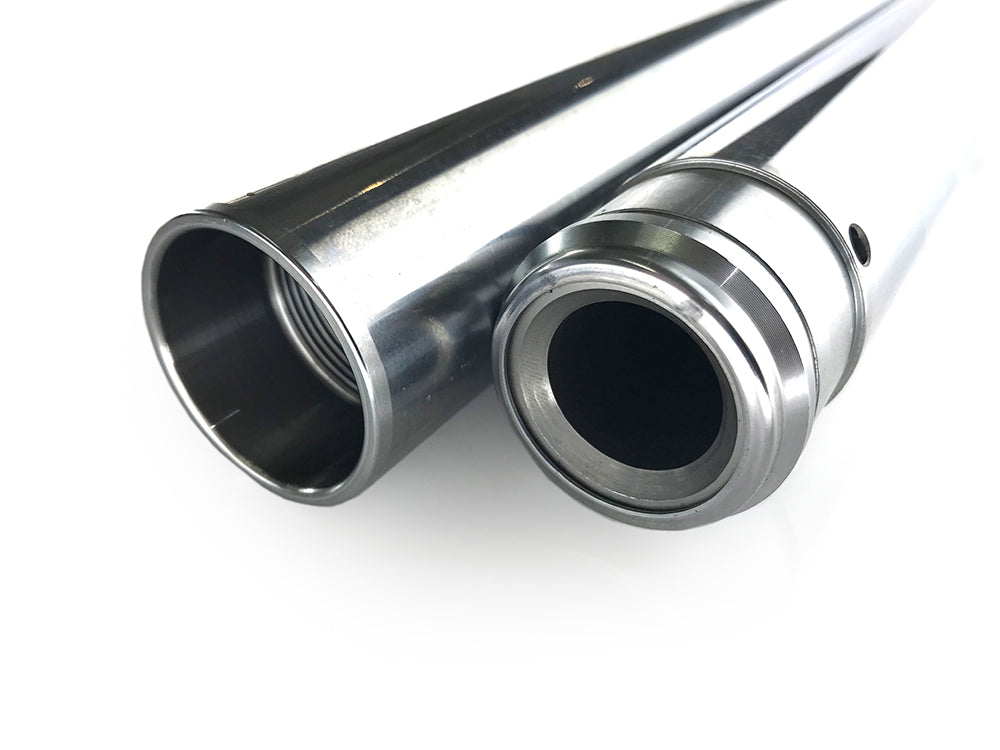 Hard Chrome Fork Tubes. +4in. Oversize. Fits FL Softail 2000-2017