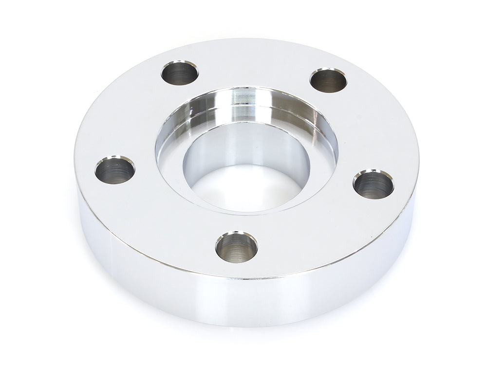 7/8in. Pulley Spacer with Lip. Fits H-D 2000up Wheels. Chrome.
