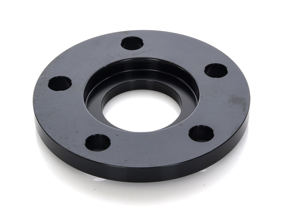 3/8in. Pulley Spacer with Lip. Fits H-D 2000up Wheels. Gloss Black.