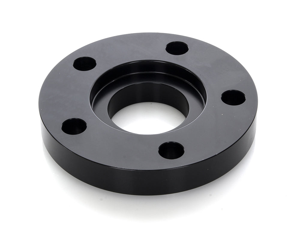 5/8in. Pulley Spacer with Lip. Fits H-D 2000up Wheels. Gloss Black.