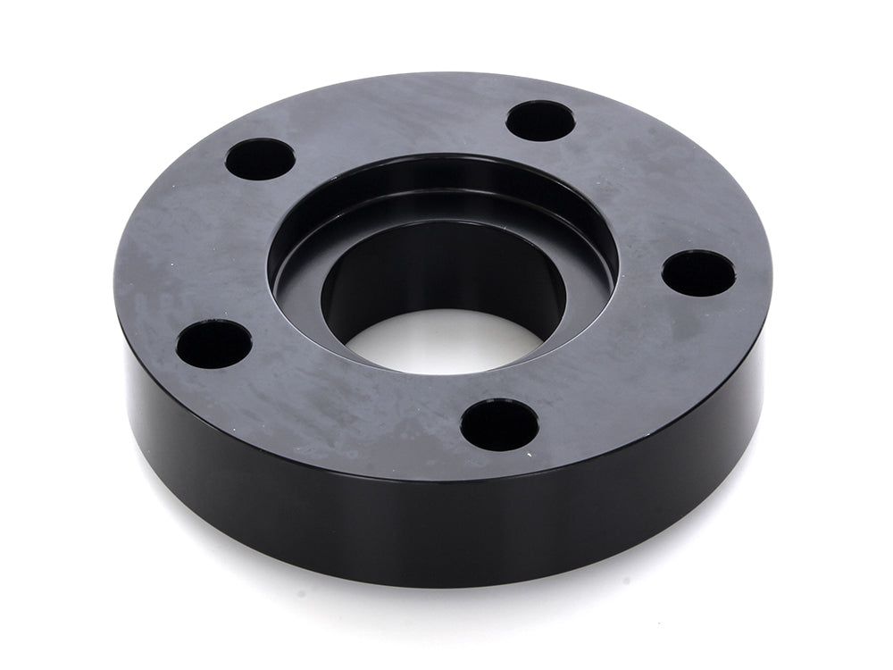 7/8in. Pulley Spacer with Lip. Fits H-D 2000up Wheels. Gloss Black.