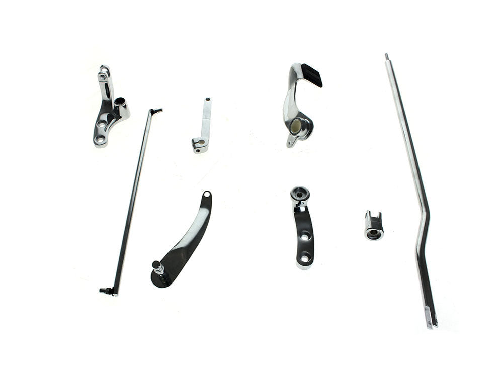 Standard Length Forward Controls - Chrome. Fits Dyna 1991-2017