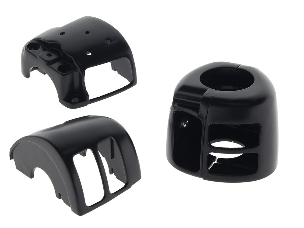 Handlebar Control Kit - Black. Fits Most Big Twin & Sportster 1996-2011 Models with Front Dual Disc Rotors.