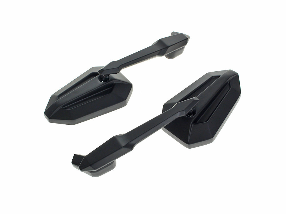 Extremity Mirrors with Adjustable Stem - Black