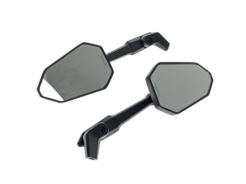 Extremity Mirrors with Adjustable Stem - Black