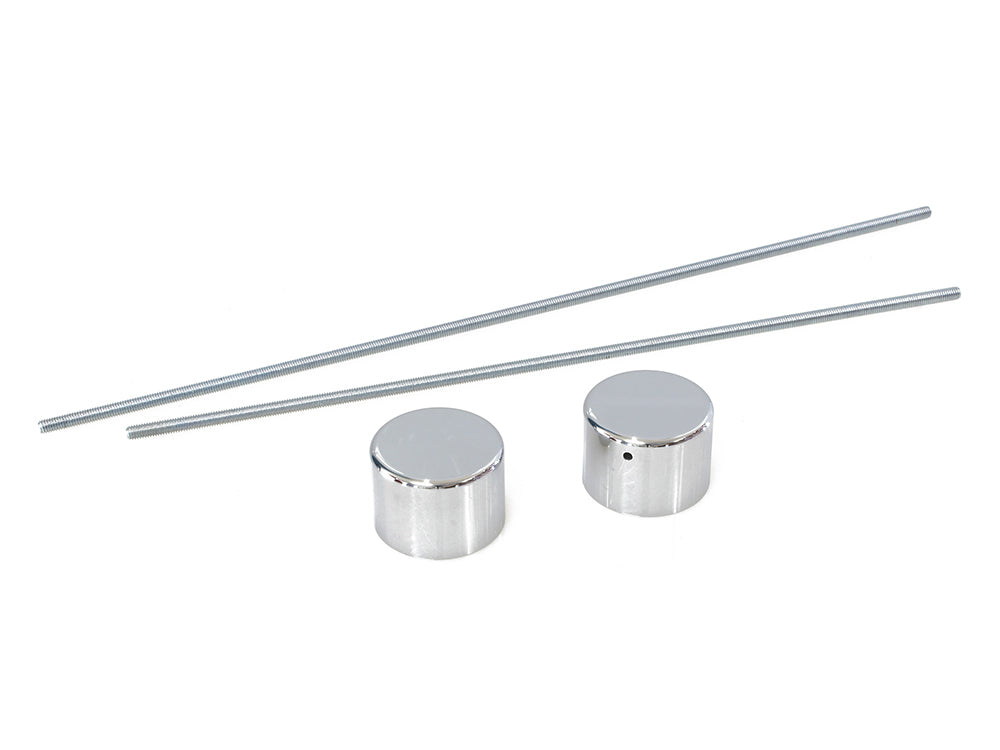 Rear Axle Covers - Chrome. Fits Softail 2018up