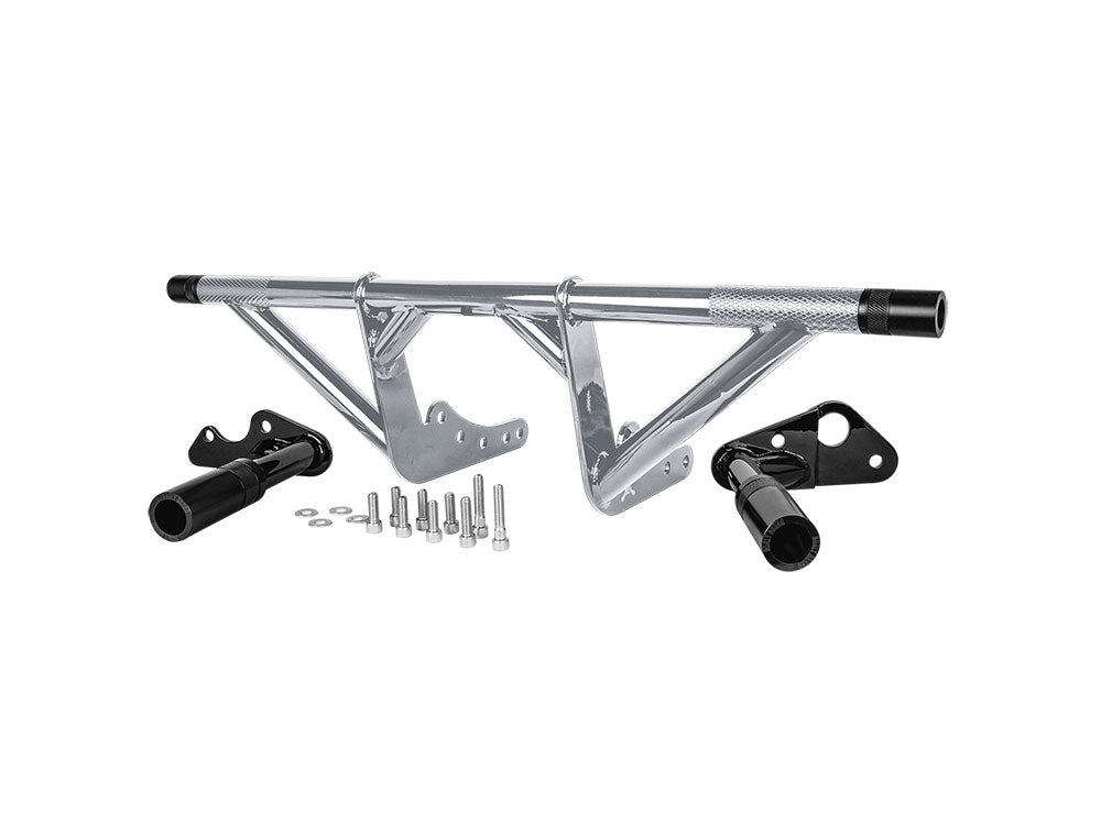 Front & Rear Brawler Crash Bar Kit - Chrome. Fits Softail 2018-2024 With Mid Mounts