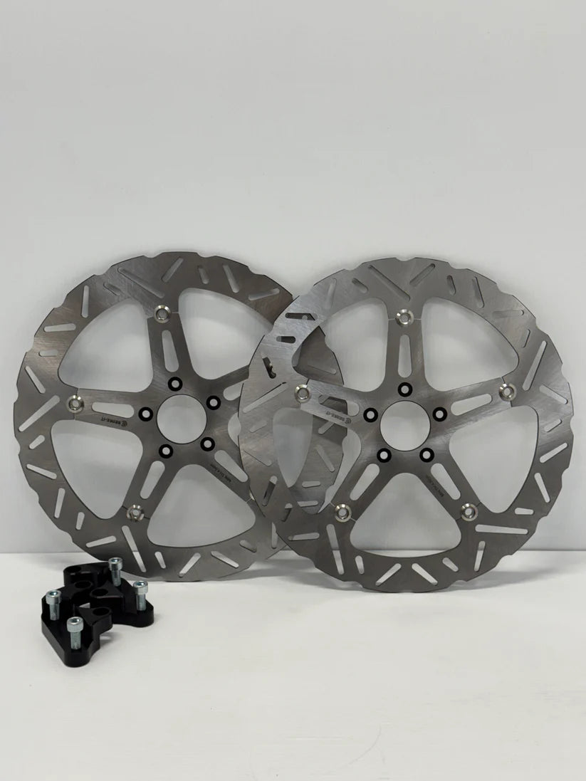BRAKE-IT 15" TWIN ROTORS 2018-UP SPORTGLIDE & LOWRIDER S & ST- Big Daddy Customs
