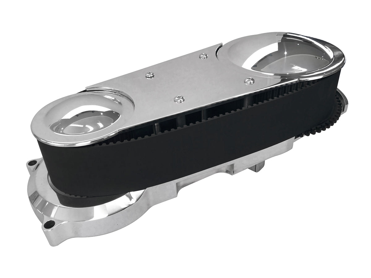 3in. Open Primary Belt Drive Kit - Polished. Fits Softail 1990-2006.