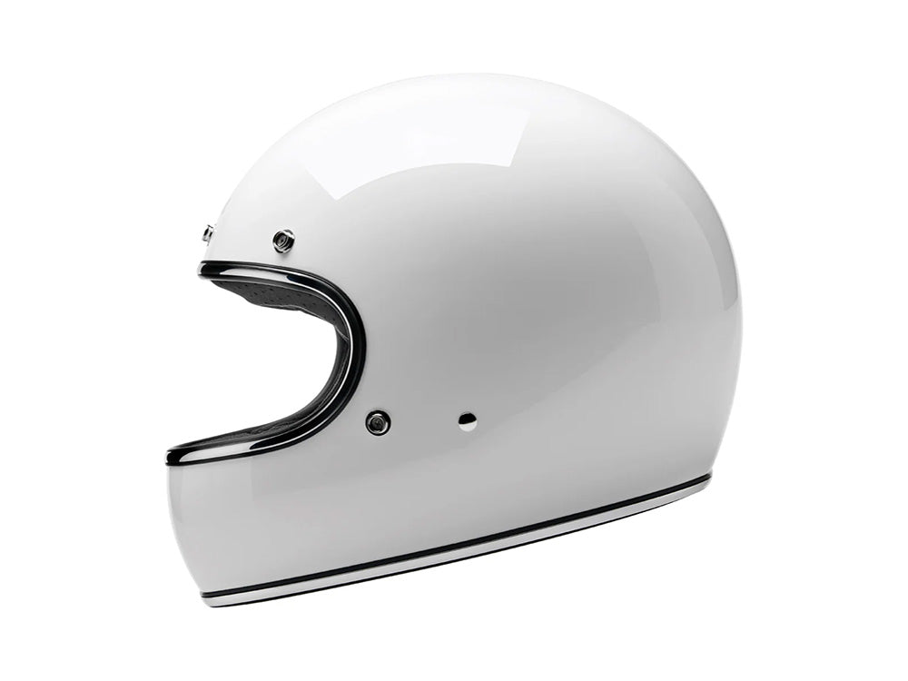 Gringo Helmet - Gloss White. Size Medium with ECE R22.06 Compliance
