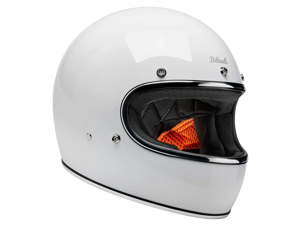 Gringo Helmet - Gloss White. Size Large with ECE R22.06 Compliance