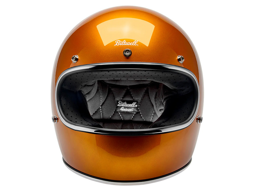 Gringo Helmet - Metallic Sunburst. Size Large with ECE R22.06 Compliance